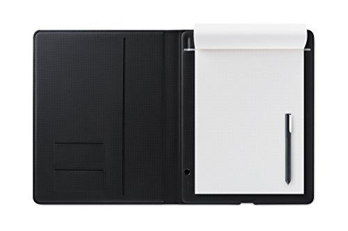 ワコム Wacom Bamboo Folio L A4サイズ対応 スマートパッド ダークグレー 電子ノート ボールペンで紙にメモやスケッチを書いてデジタル化 スマホ タブレット対応 CDS810Gｍａ