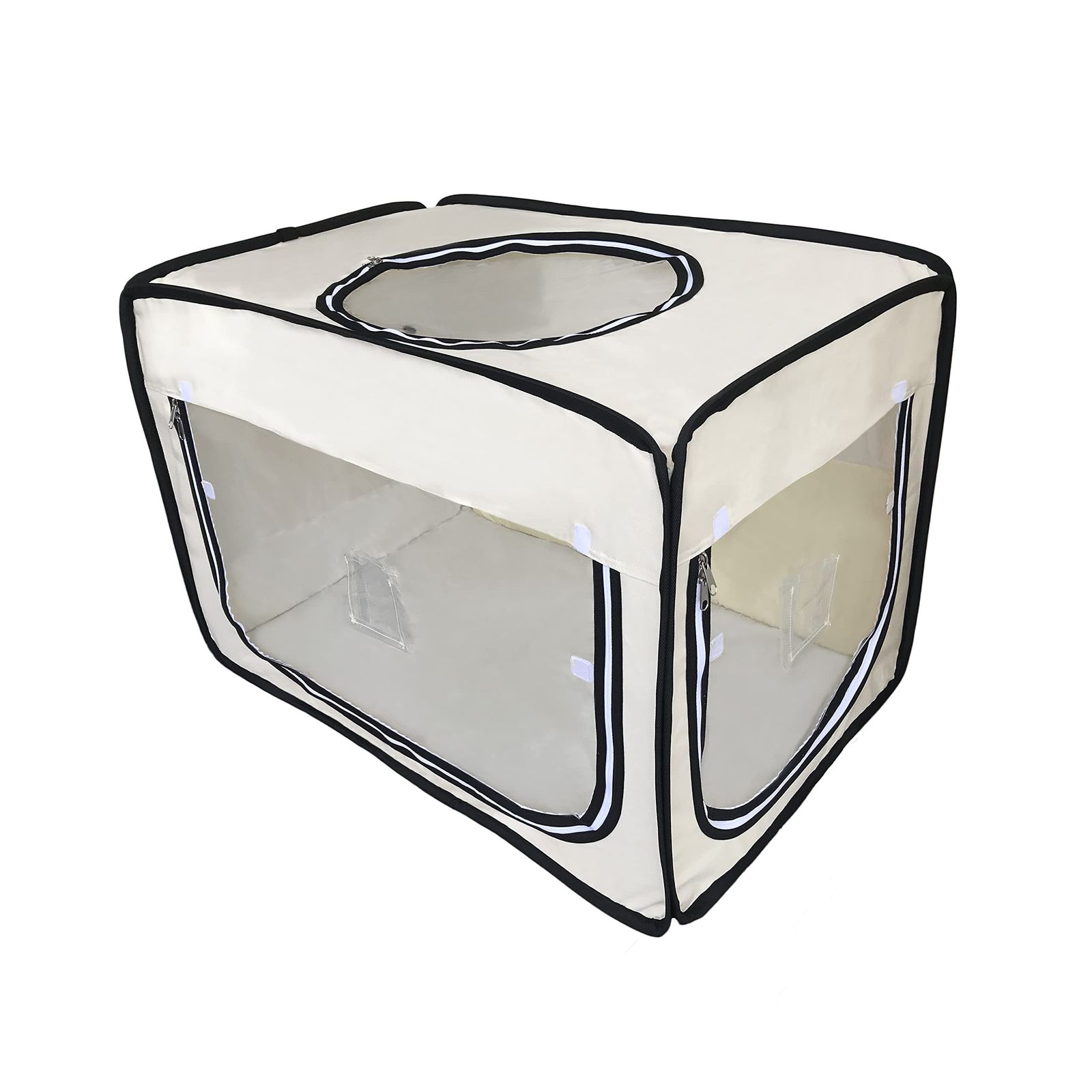 ユニコム (Unicom) ペット用酸素室 ケージ ペットオキシホテル スクエア 小/中/大型動物用 酸素ケージ/酸素テント/ボックス 介護用 折り畳み式 犬 猫 兼用可２Way 防水材質使用 (Mサイズ「60*90*60?」)★m a772751b