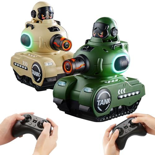 【新品】リモコンおもちゃ タンク ラジコン 車 リモコン 対戦 対戦モード リモコンカー ラジコンカー おもちゃ 二人 子供向け 子供 誕生日 クリスマス 新年 ギフト プレゼント 贈り物 2台セット e1e3a9e1
