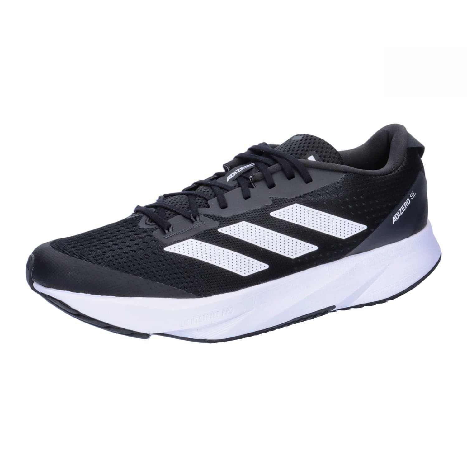 アディダス（adidas） ランニングシューズ 黒 メンズ アディゼロ SL ブラック HQ1349 トレーニング （ブラック/２７．５/Men's） [コアブラック/フットウェアホワイト/カーボン (HQ1349)] [27.5 cm]