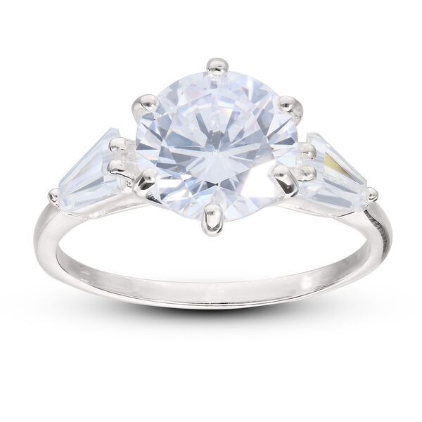 ビー ユー レディース アクセサリー 指輪 Be You Sterling Silver Cubic Zirconia Ring silver シルバー