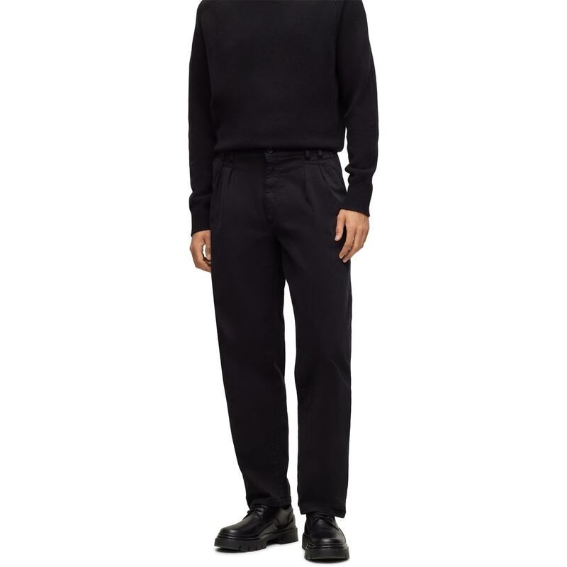 ボス メンズ ボトムス デニムパンツ Boss Tulsa 10251409 01 Black ブラック