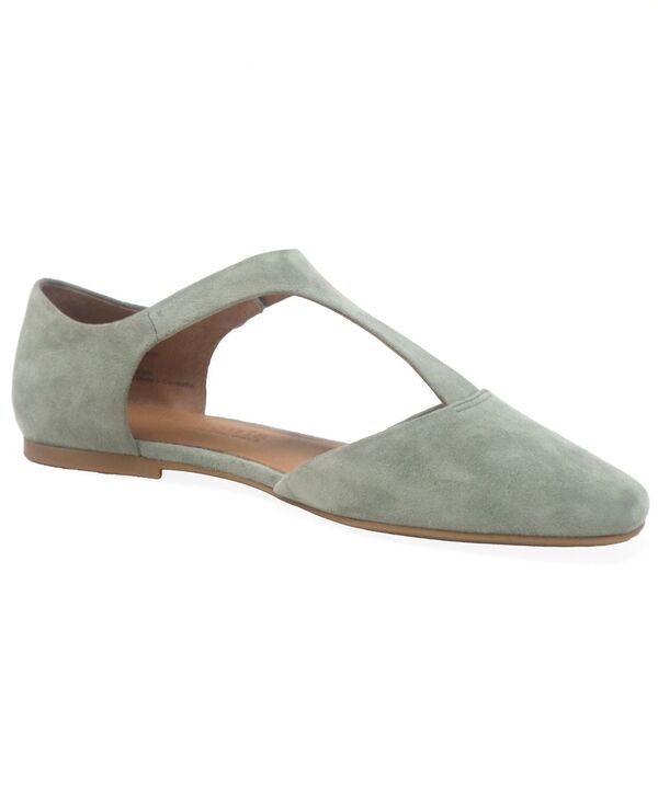 ジェントルソウルズ レディース シューズ パンプス Gentle Souls Womens Wyatt TStrap Flats Sage Suede セージ