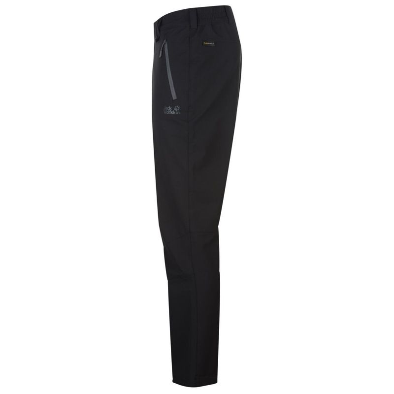 ジャックウルフスキン メンズ ボトムス カジュアルパンツ パンツ Jack Wolfskin Activate XT Walking Trousers Mens Black ブラック｜詳細画像