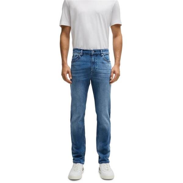 ボス メンズ ボトムス デニムパンツ Boss HDelaware 10263108 01 Med Blue 420 ブルー