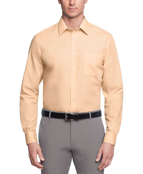 ヴァンハウセン メンズ トップス シャツ Van Heusen Mens Poplin Dress Shirt Classic Athletic Fit Scallop