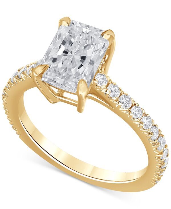 バッジェリーミシュカ レディース アクセサリー リング Badgley Mischka Certified LabGrown Diamond RadiantCut Engagement Ring 21