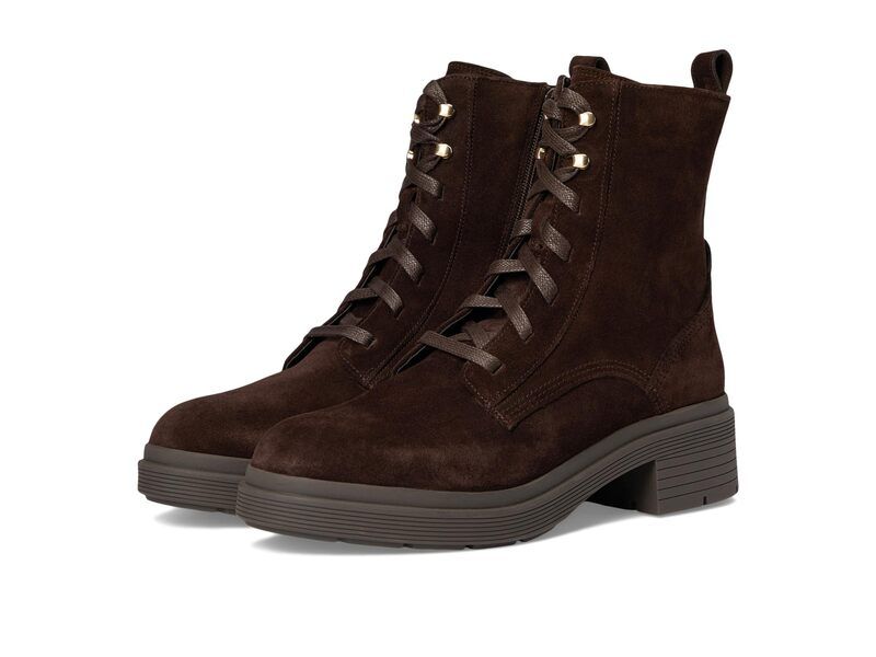 コールハーン レディース シューズ ブーツ・レインブーツ レース Cole Haan Cherise Laceup Lug Boots Dark Chocolate チョコレート