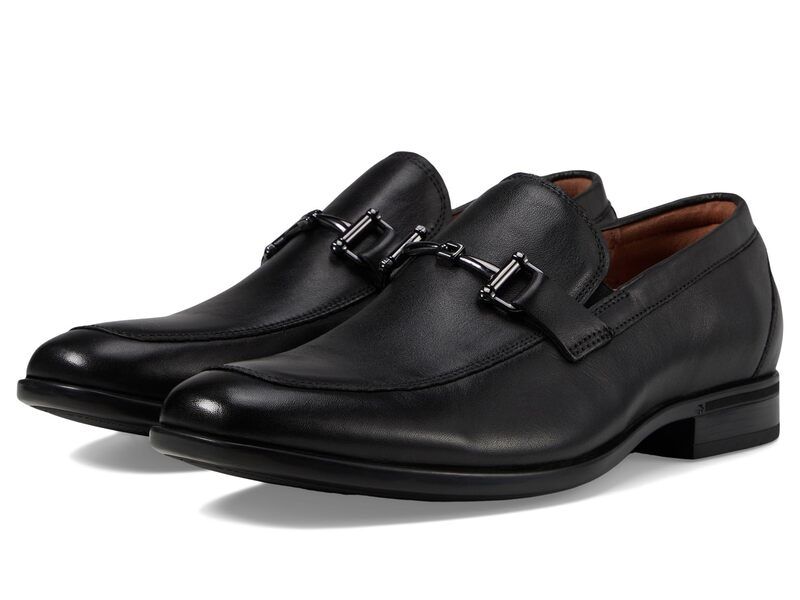 フローシャイム メンズ シューズ オックスフォード ローファー Florsheim Zaffiro Moc Toe Bit Loafer Black ブラック