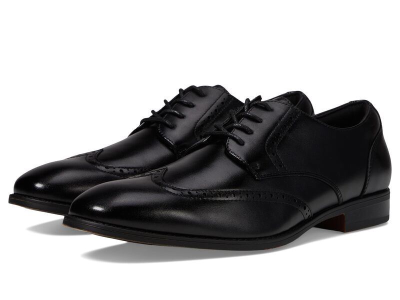 ステイシーアダムス メンズ シューズ オックスフォード ウィングチップ Stacy Adams Lancaster Wingtip Oxford Black ブラック