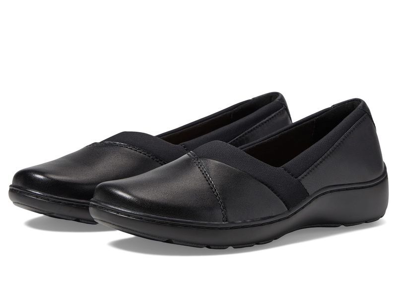 クラークス レディース シューズ サンダル Clarks Cora Charm Black Leather ブラック