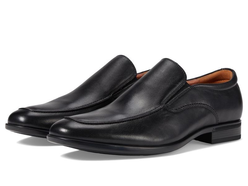 フローシャイム メンズ シューズ オックスフォード ローファー Florsheim Zaffiro Moc Toe Venetian Loafer Black ブラック