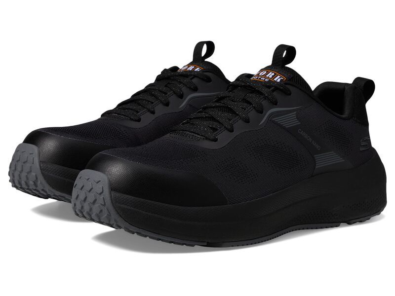 スケッチャーズ メンズ シューズ スニーカー SKECHERS Work Transporter Lite Comp Toe Black ブラック