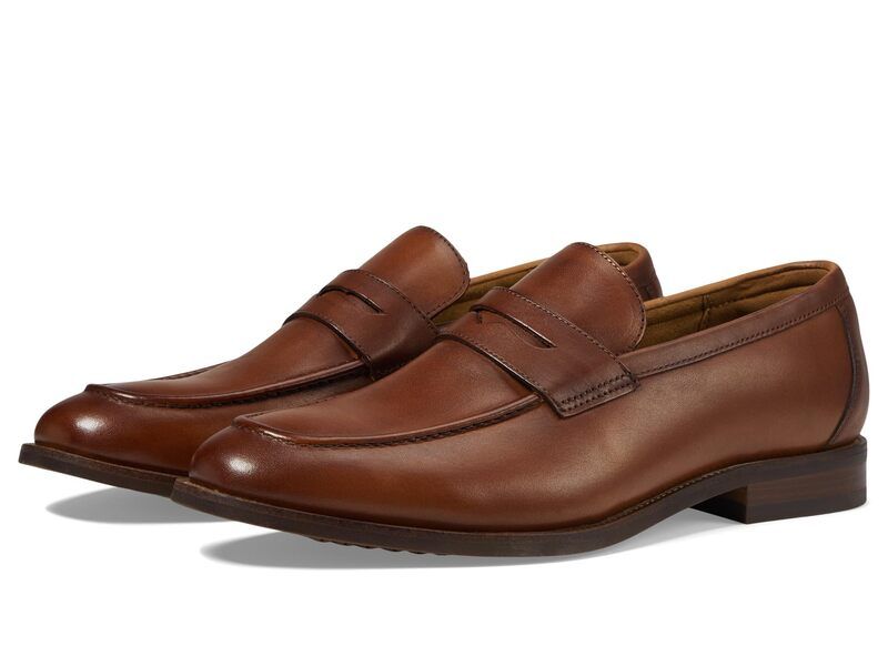 フローシャイム メンズ シューズ オックスフォード ローファー Florsheim Rucci Moc Toe Penny Loafer Cognac