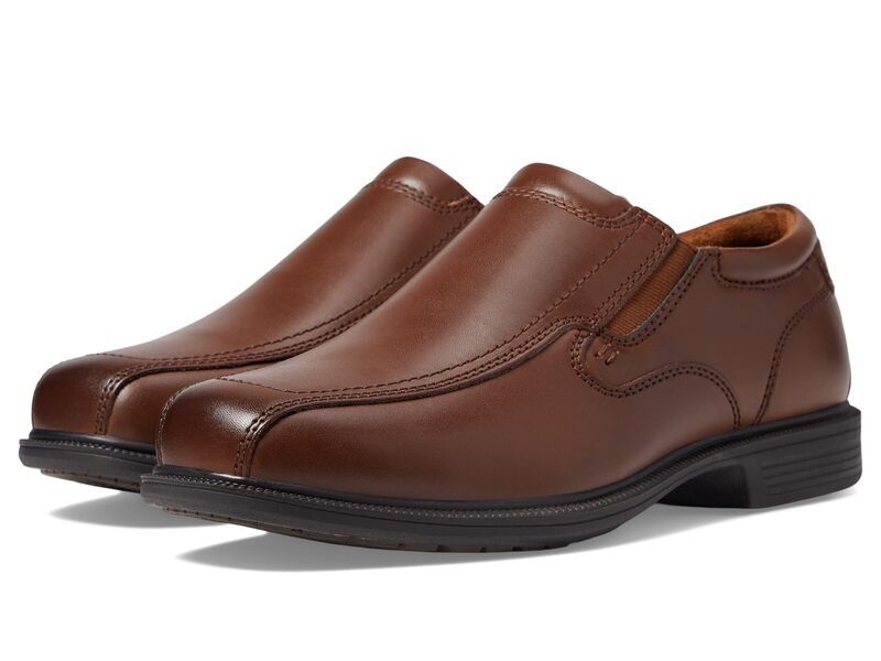 ノンブッシュ メンズ シューズ スリッポン・ローファー Nunn Bush Bleeker Street Bicycle Toe SlipOn with KORE Slip Resistant Wal
