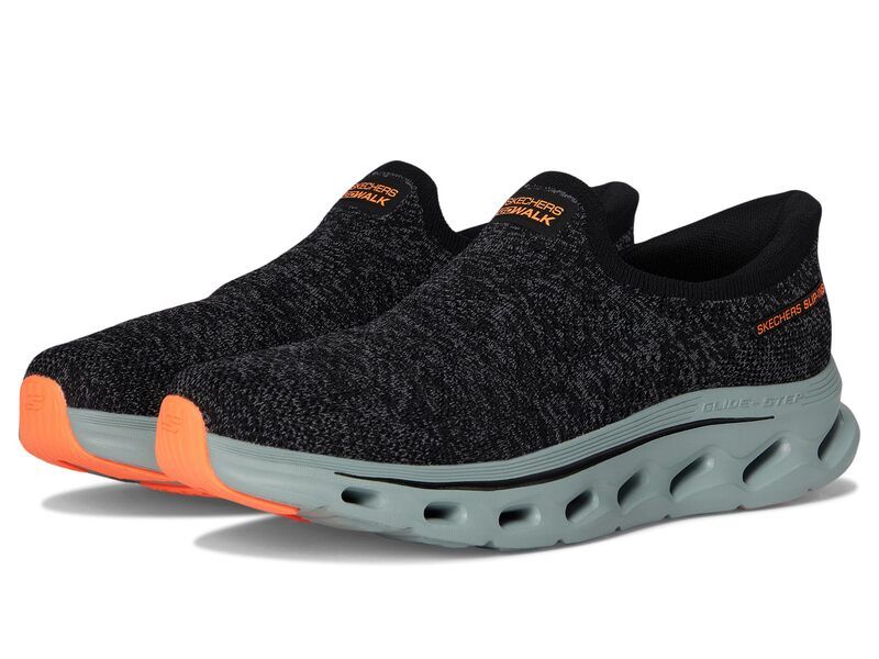 スケッチャーズ メンズ シューズ スニーカー SKECHERS Performance Go Walk Glidestep 20 Caleb Hands Free Slipin BlackGray ブ