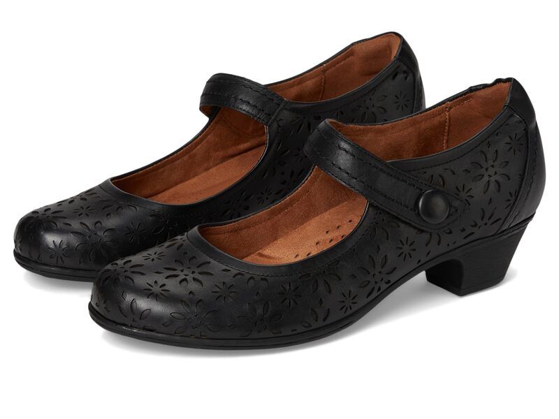 コブ ヒル レディース シューズ ヒール Cobb Hill Alesia Black Leather ブラック