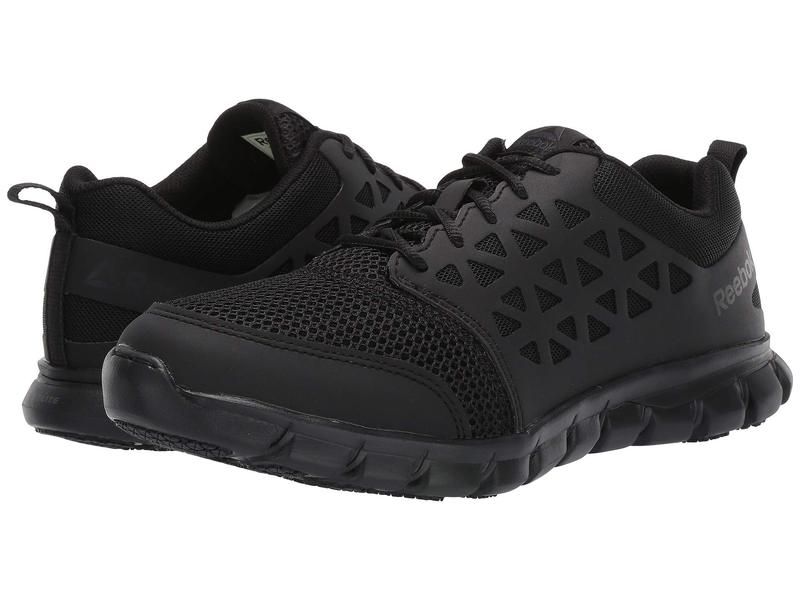 リーボック メンズ シューズ スニーカー Reebok Work Sublite Cushion Work RB4035 Soft Toe SD Black ブラック