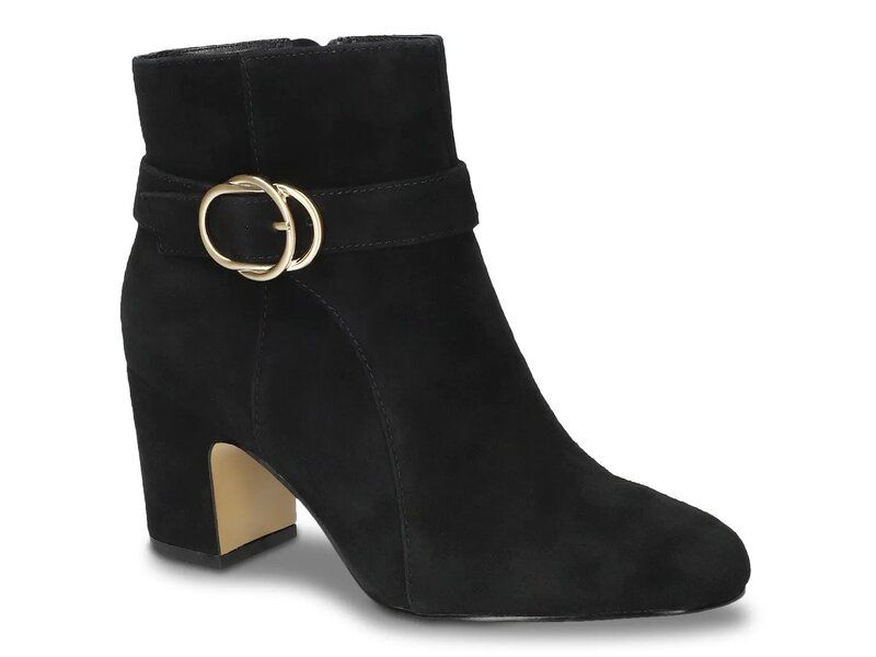 ベラヴィータ レディース シューズ ブーツ・レインブーツ Bella Vita Gamela Bootie Black Suede ブラック