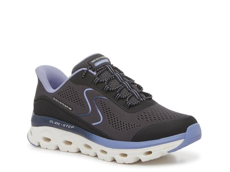 スケッチャーズ レディース シューズ ブーツ・レインブーツ スニーカー Skechers Hands Free SlipIns Glide Step Sole Sneaker Womens Navy