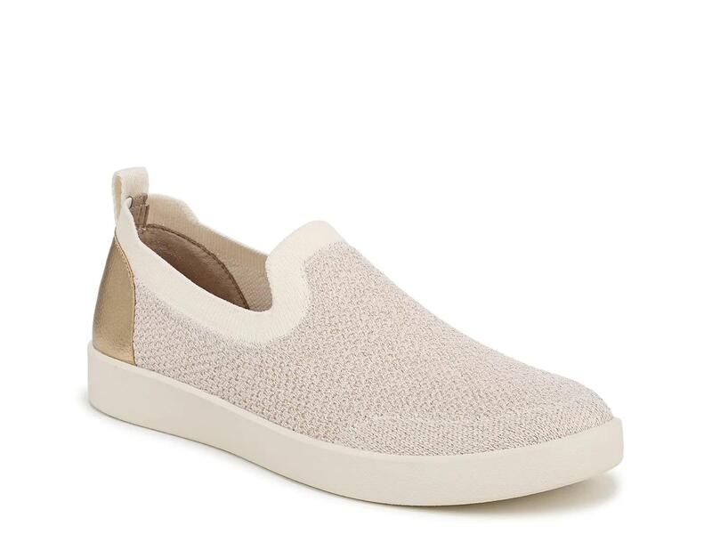 バイオニック レディース シューズ スリッポン・ローファー スニーカー Vionic Elda SlipOn Sneaker Cream Knit クリーム