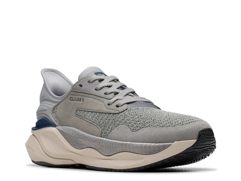 クラークス メンズ シューズ スニーカー Clarks Pace Sneaker Grey グレー