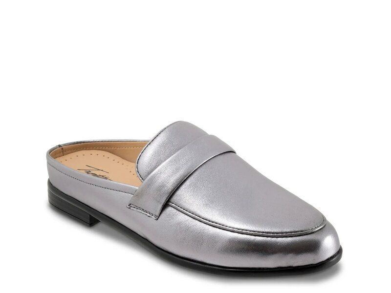 トロッターズ レディース シューズ サンダル Trotters Lola Mule Pewter Metallic ピューター
