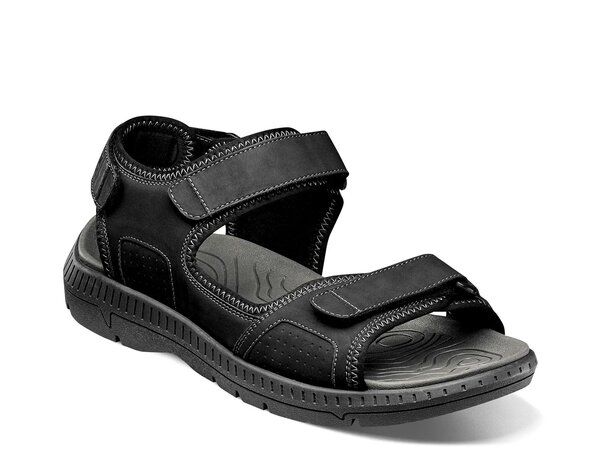 ノンブッシュ メンズ シューズ サンダル Nunn Bush Laguna Sandal Black ブラック