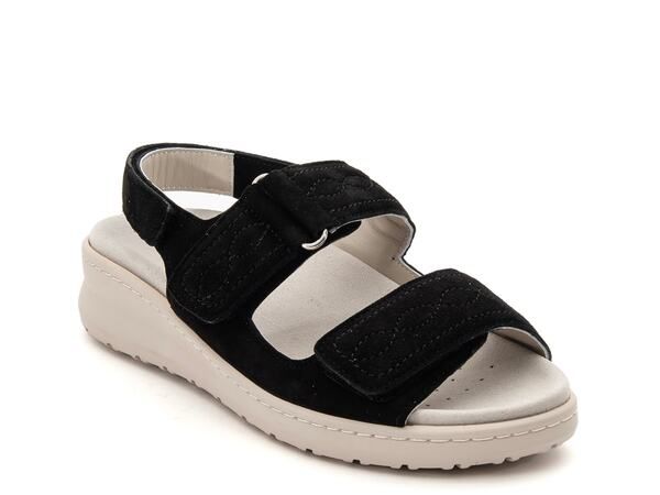 ダイビッドテイト レディース シューズ サンダル David Tate Kara Wedge Sandal Black ブラック