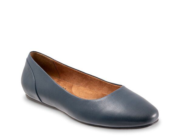 ソフトウォーク レディース シューズ パンプス Softwalk Shiraz Ballet Flat Navy ネイビー
