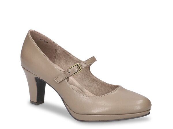 イージーストリート レディース シューズ パンプス Easy Street Zest Mary Jane Pump Taupe Synthetic トープ