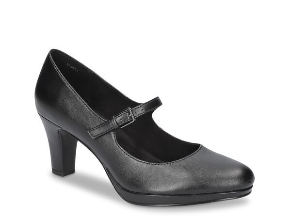 イージーストリート レディース シューズ パンプス Easy Street Zest Mary Jane Pump Black Synthetic ブラック