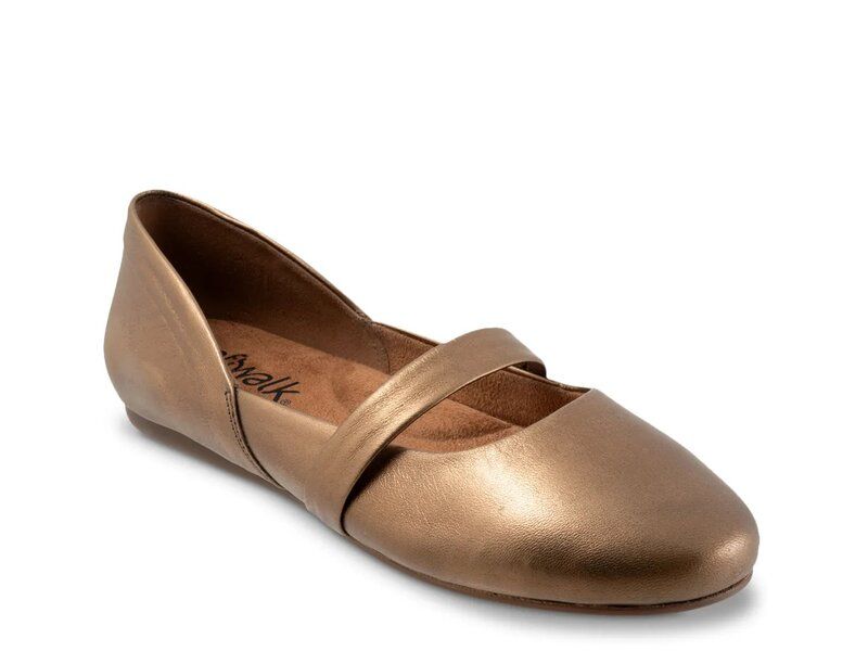 ソフトウォーク レディース シューズ パンプス Softwalk Samara Flat Bronze Metallic メタリック