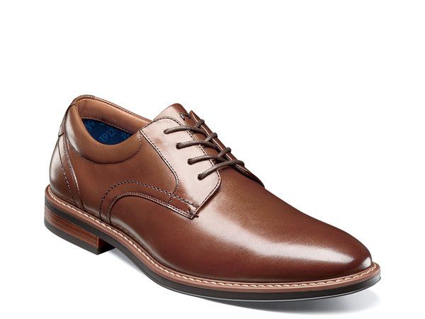 ノンブッシュ メンズ シューズ オックスフォード Nunn Bush Centro Flex Plain Toe Oxford Cognac
