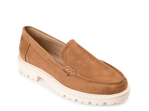 ジュルネ コレクション レディース シューズ スリッポン・ローファー Journee Collection Erika Loafer Tan タン