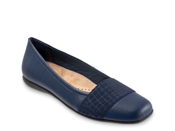トロッターズ レディース シューズ パンプス Trotters Samantha Ballet Flat Navy ネイビー