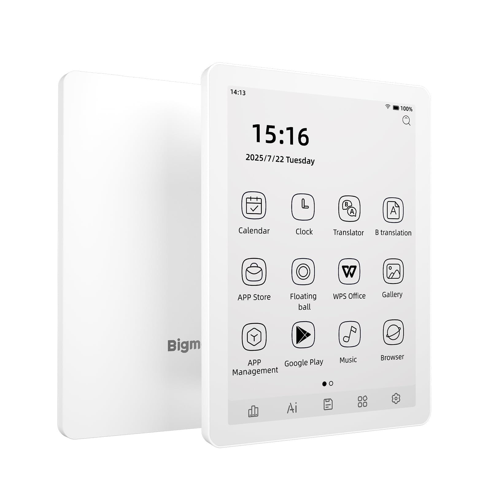 Bigme B6電子書籍リーダー、電子インクスクリーン電子書籍リーダー6