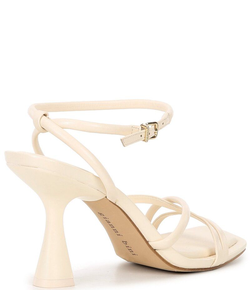 ジャンビニ レディース シューズ サンダル レザー Gianni Bini Rondo Leather Strappy Square Toe Dress Sandals Sweet Cream クリー 26,128円