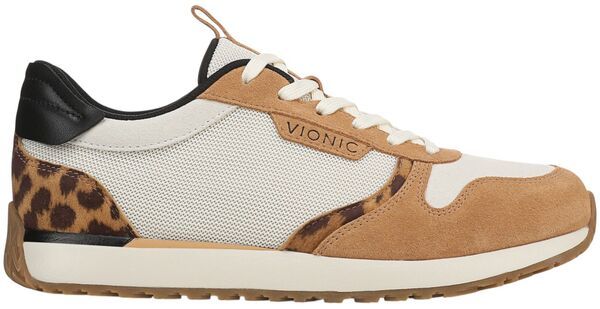 バイオニック レディース シューズ スニーカー Vionic Womens Monarch Shoe White IvoryLeopard ホワイト