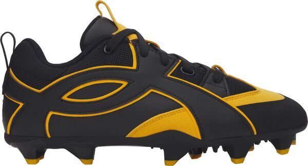 アンダーアーマー メンズ シューズ スニーカー Under Armour Mens Yard Icon TPU Baseball Cleats BlackBlackGold ブラック