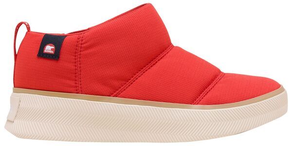 ソレル レディース シューズ スニーカー ミニ SOREL Womens Out N About IV Mini Puffy Slippers Bright RedHoney White ホワイト