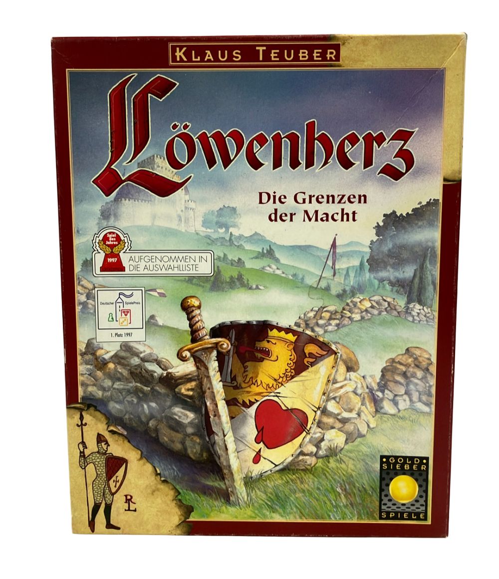 訳あり Goldsieber Spiele Lowenherz (レーベンヘルツ) ボードゲーム 日本語訳付き