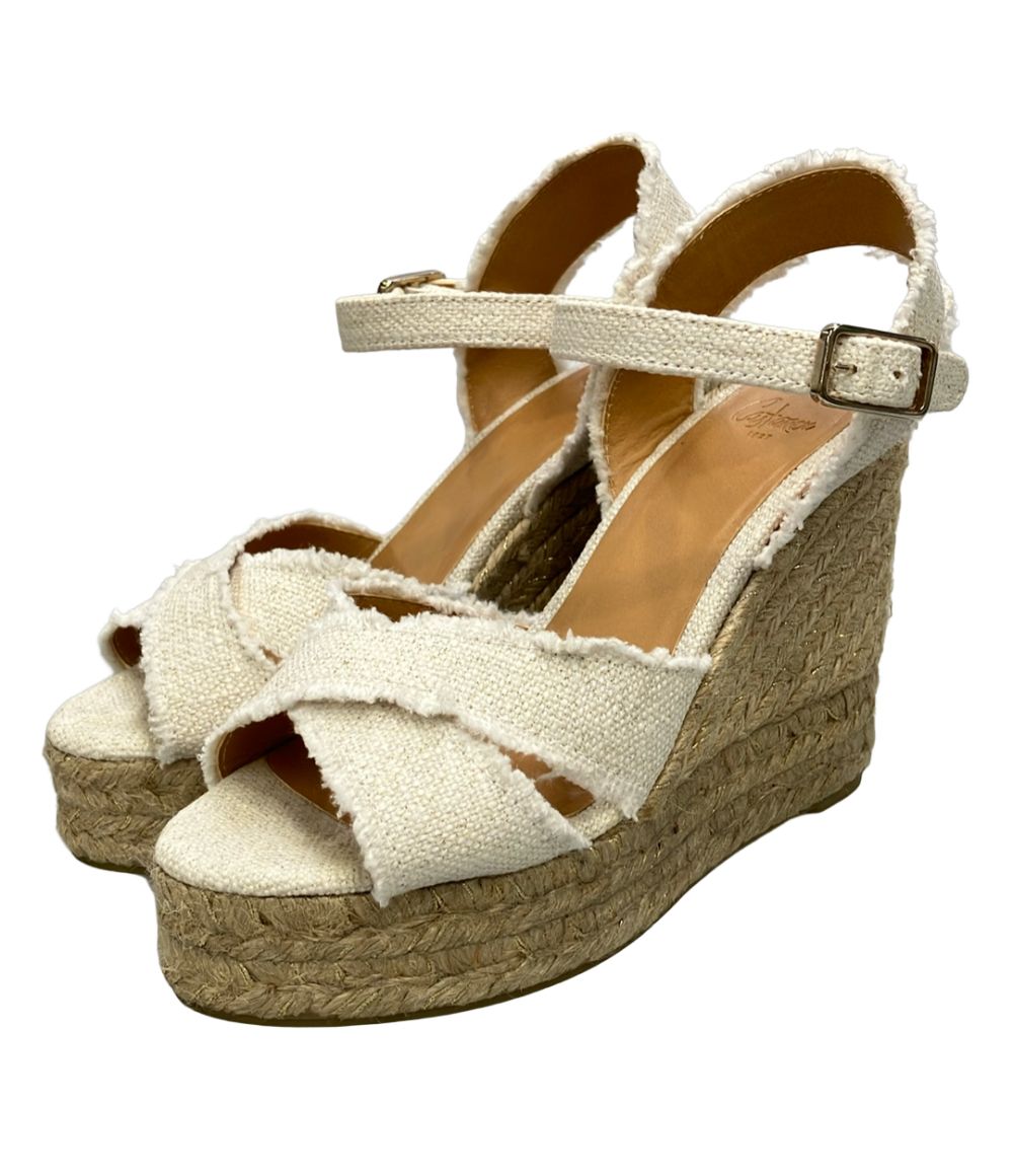 カスタニエール ウェッジソールアンクルストラップサンダル レディース SIZE 35 Castaner