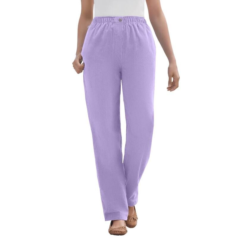 ウーマン ウィズイン レディース ボトムス カジュアルパンツ コーデュロイ プラスサイズ Woman Within Womens Plusize 7Day Corduroy StraightLeg P