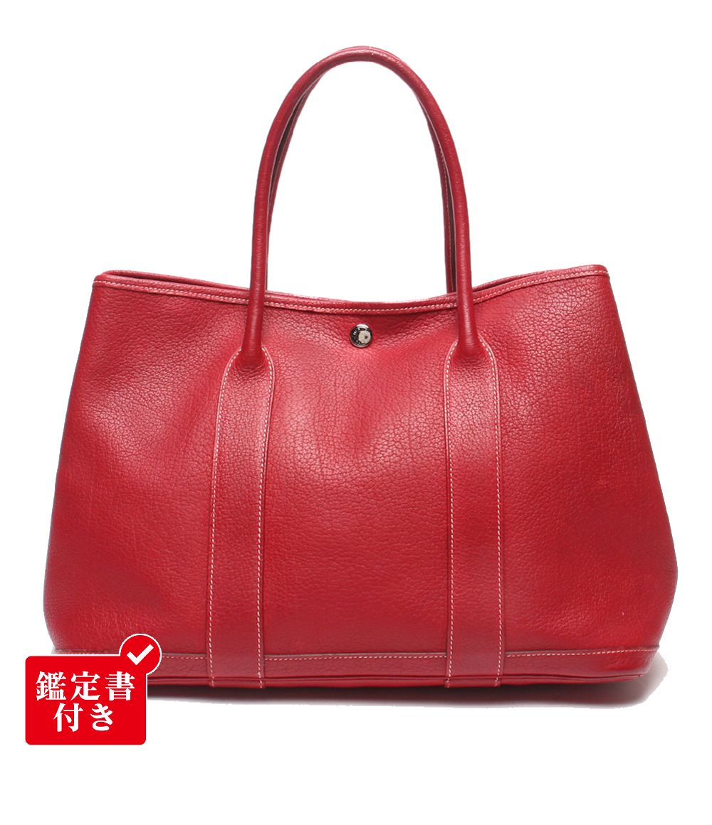 エルメス トートバッグ □K刻印 シルバー金具 ガーデンパーティPM レディース HERMES