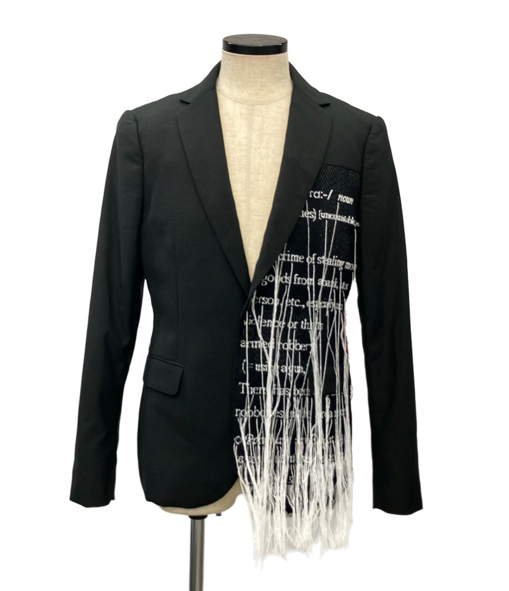 ヨシオクボ テーラードジャケット タグ付き 24AW JACQUARD JACKET