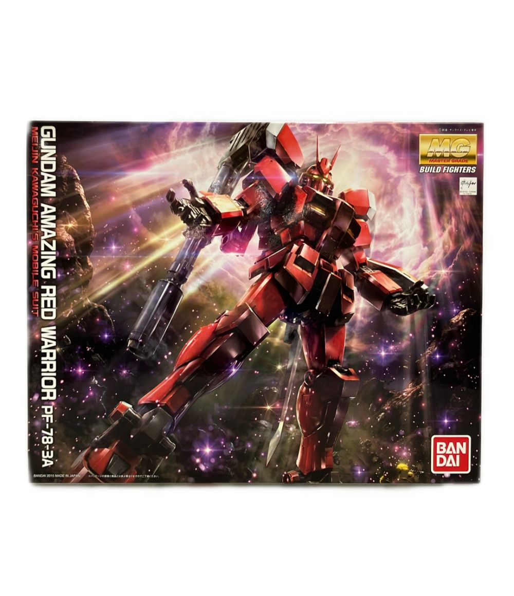 MG 1/100 アメージング レッドウォーリア PF-78-3A 未組立 美品 バンダイ ガンダムビルドファイターズトライ MG 1/100 PF-78-3A