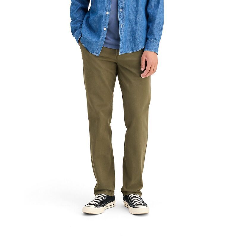 ドッカーズ メンズ ボトムス カジュアルパンツ Mens Dockers Ultimate Chino SlimFit with Smart 360 Flex Army Olive オリーブ