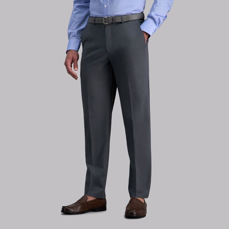 ハガー メンズ ボトムス カジュアルパンツ Mens Haggar Iron Free Premium Khaki ClassicFit Flat Front Hidden Comfort Waist