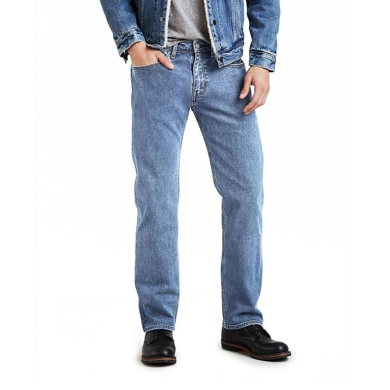 リーバイス メンズ ボトムス デニムパンツ レギュラーフィット ジーンズ Mens Levis 505 Regular Fit Stretch Jeanshootingstar Stonewash